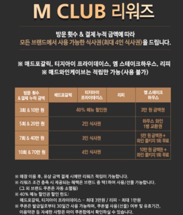 매드포갈릭 멤버십 가입
