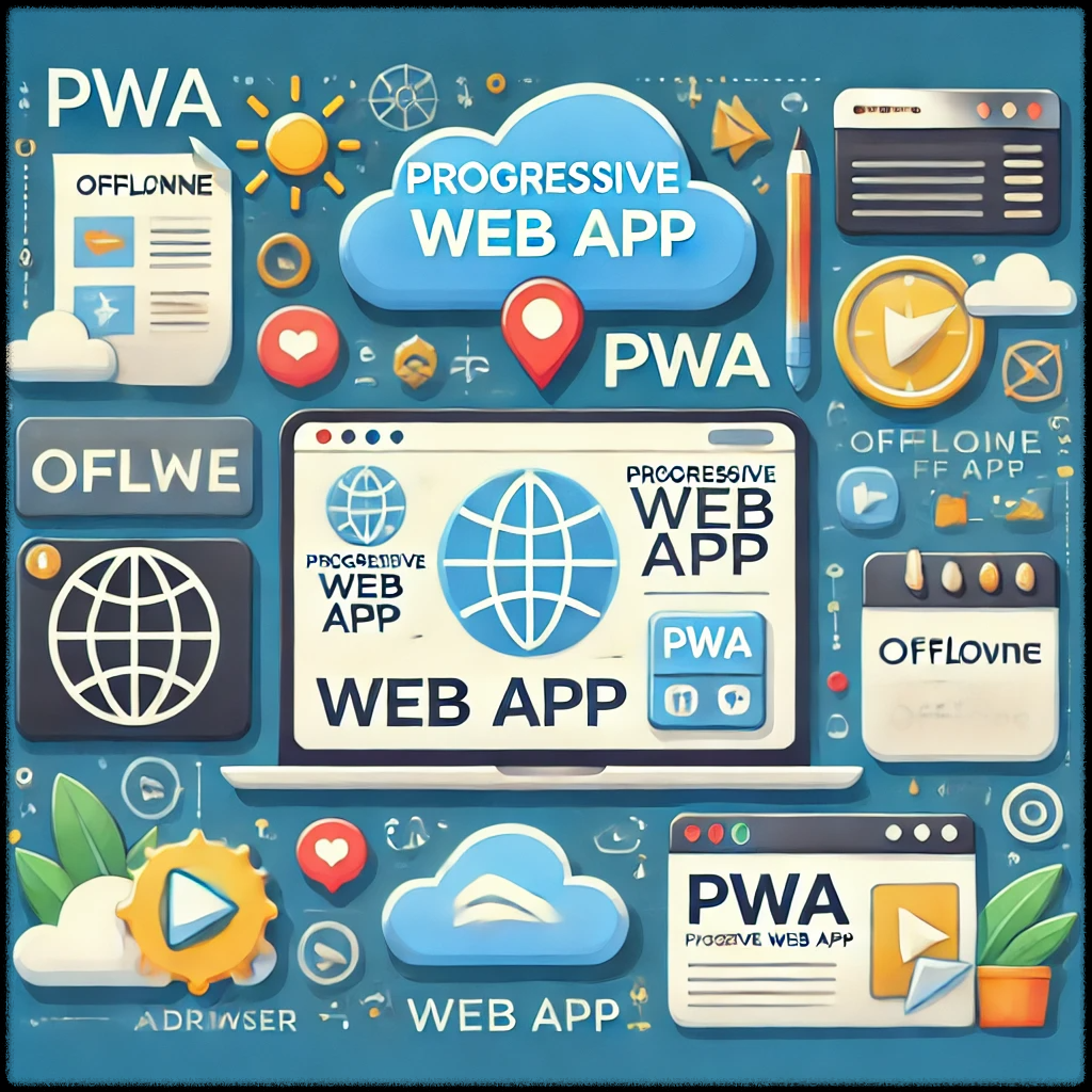 PWA 개념을 설명하는 이미지