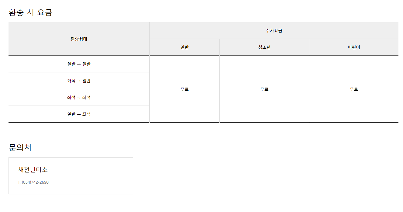 경주 711번 시내버스 좌석버스 시간표 요금 배차간격 노선 SRT KTX 신경주역⇔SRT KTX 신경주역 순환노선 정보.