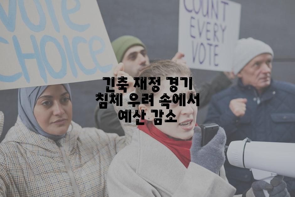긴축 재정 경기 침체 우려 속에서 예산 감소