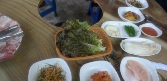 돼지생갈비 다슬기