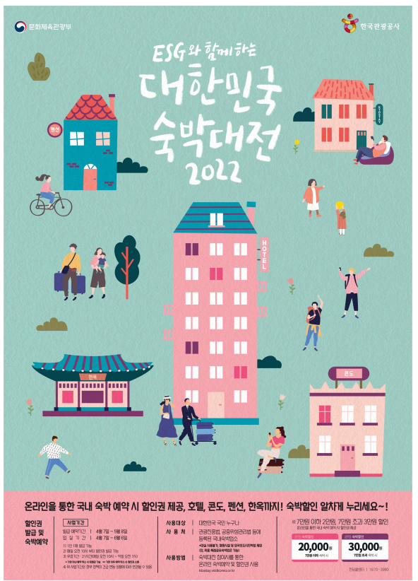  4월 7일부터 전국 숙박할인권 발급 개시