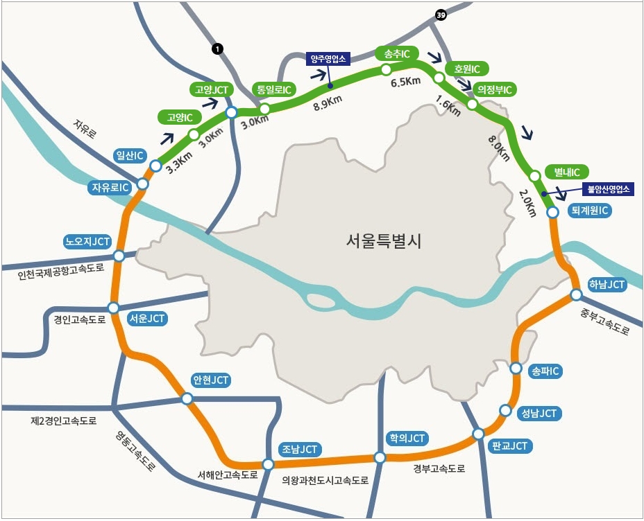 서울고속도로 전 구간