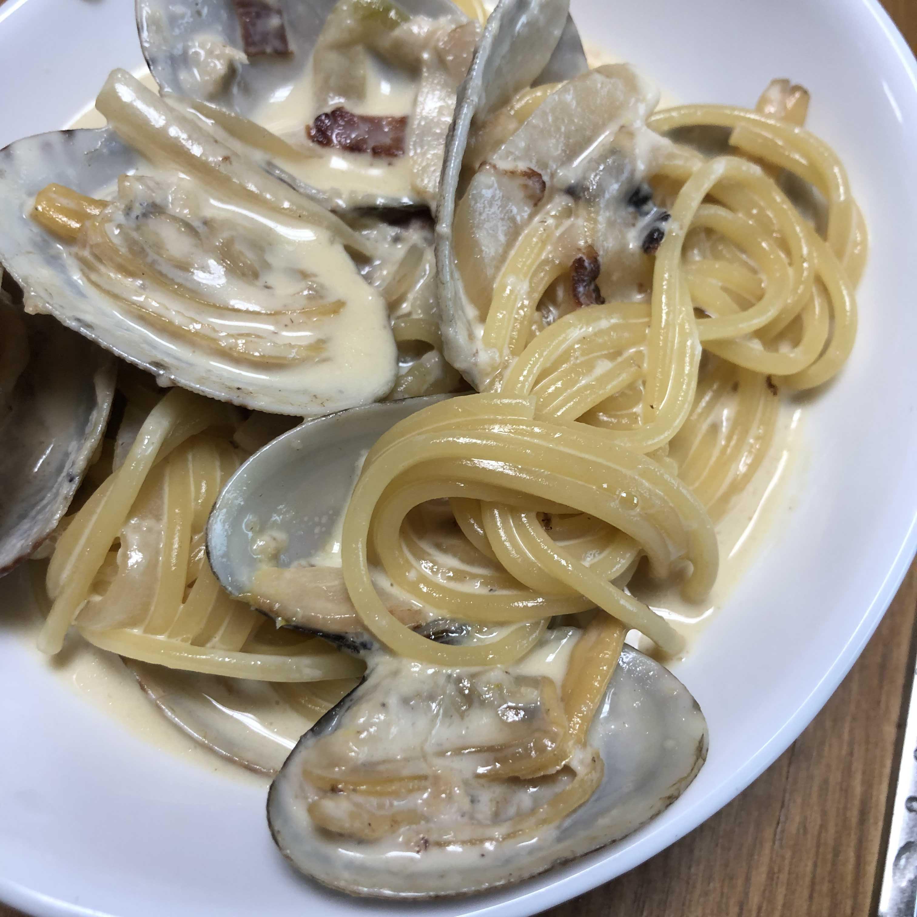  [홈쿡] 바지락 까르보나라 만들기