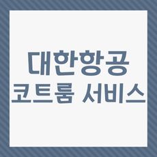 대한항공 코트룸 서비스 썸네일