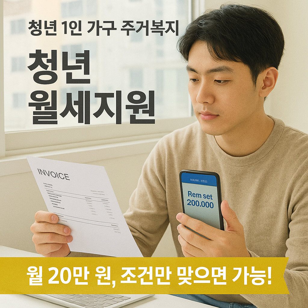 [8편] 청년월세지원, 월 20만 원 절약하는 꿀팁