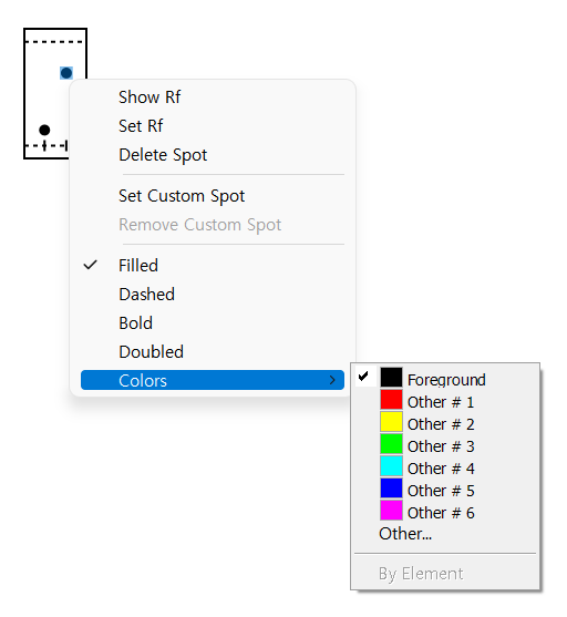 ChemDraw 활용법 TLC Spot 색상 편집하기