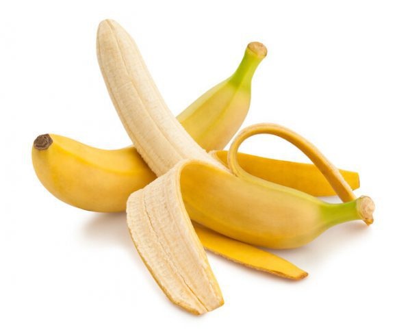 껍질 깐 바나나 사진