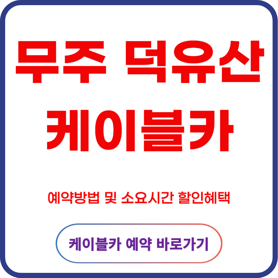 케이블카 예약 바로가기