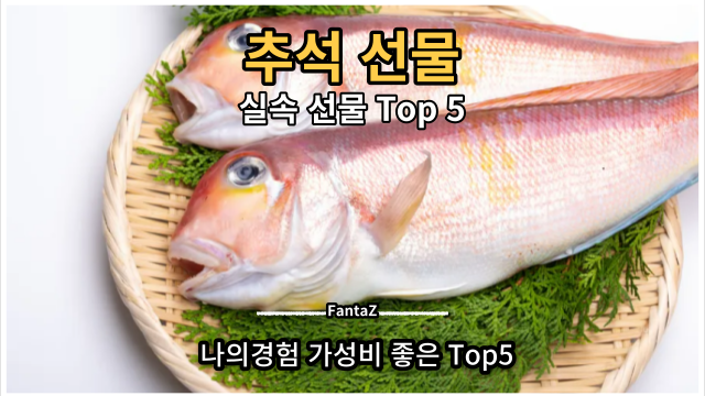  [추석 선물 추천] 명절 실속 나의 경험 베스트 순위 Top 5