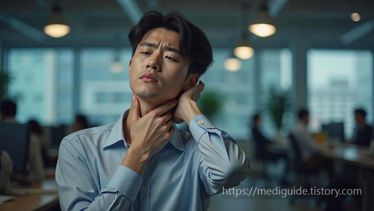 목 돌릴 때 '뚝' 소리, 정상일까? 위험 신호 확인법