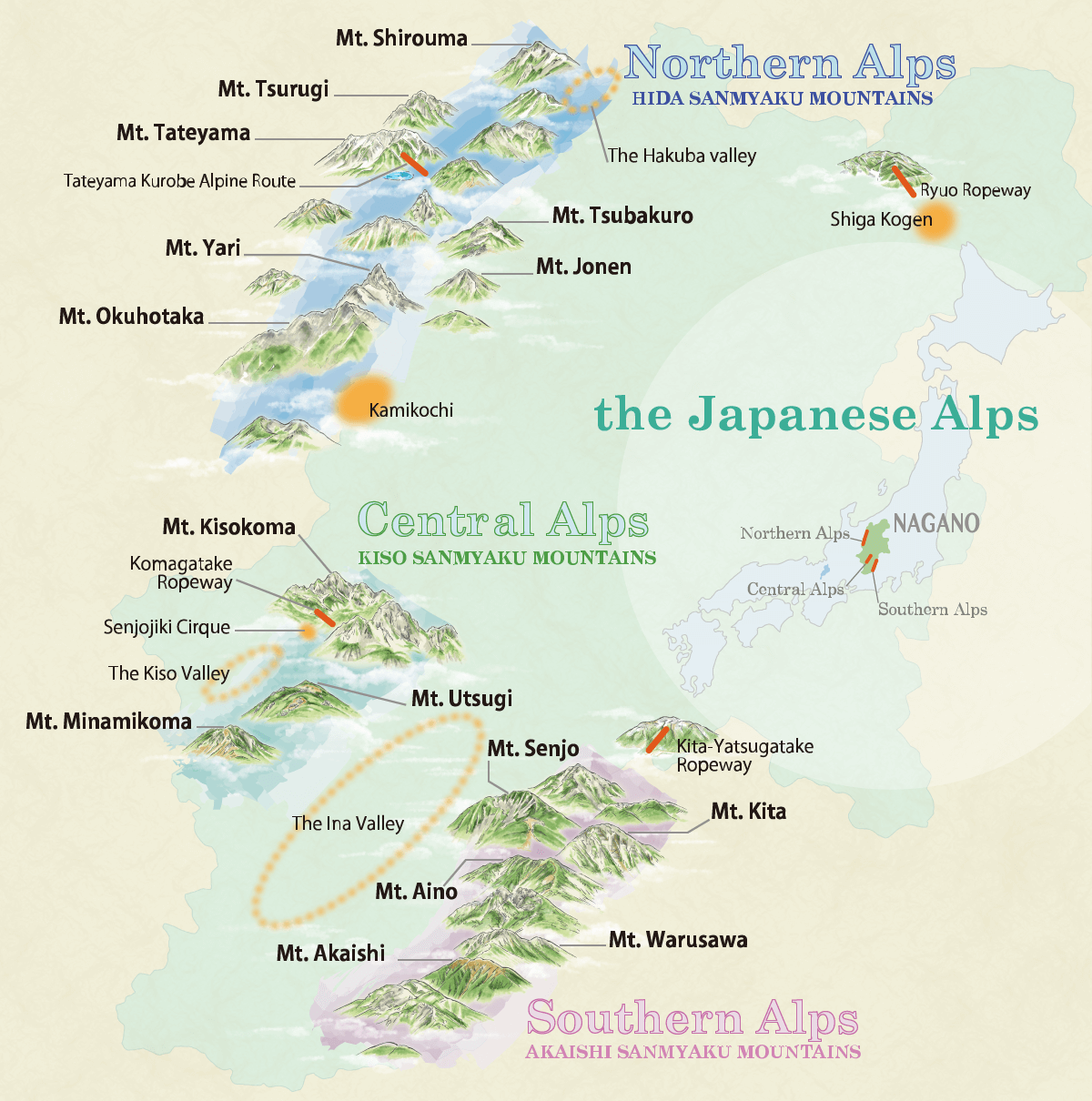 일본 알프스 Japanese Alps