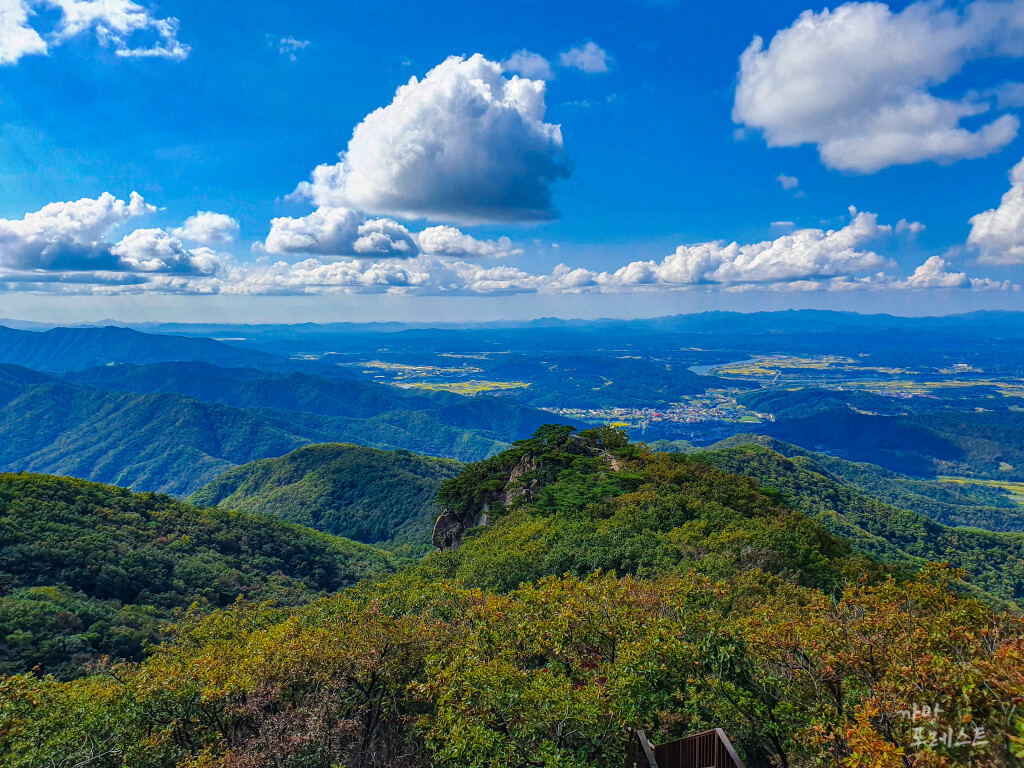 파주 감악산 전망대 풍경