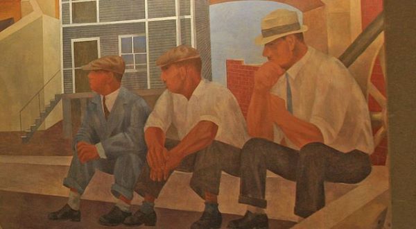 벤 샨의 실업자 시리즈 중 대표작 &lt;Unemployment&gt;(1938)