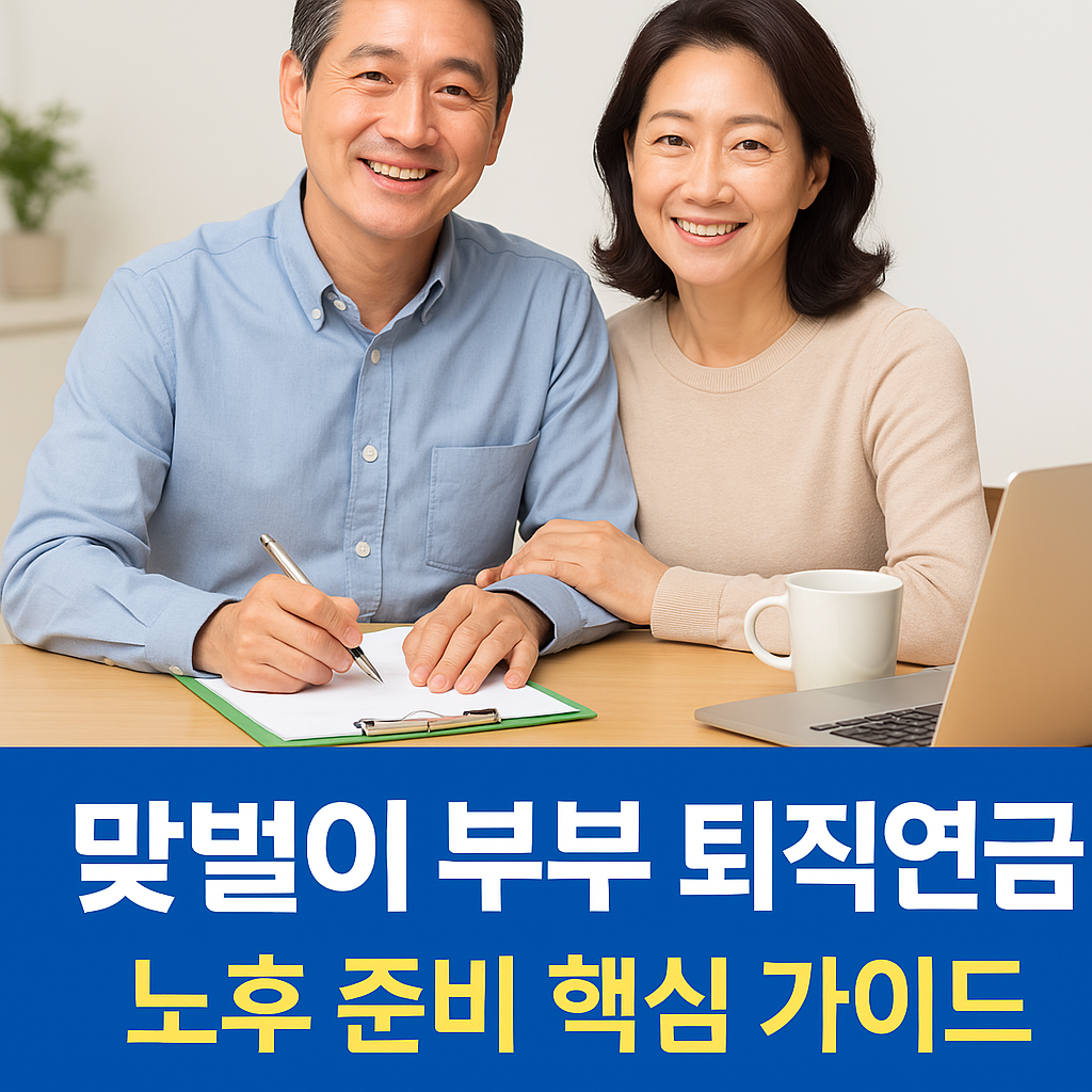 맞벌이 부부 퇴직연금 활용 방법 절세 재테크 전략