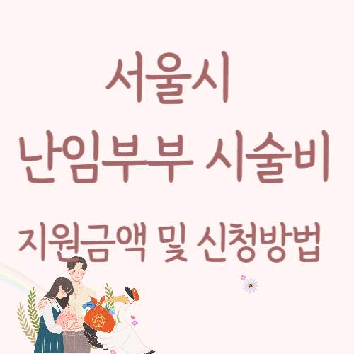 서울시-난임부부-시술비-지원금액-및-신청방법