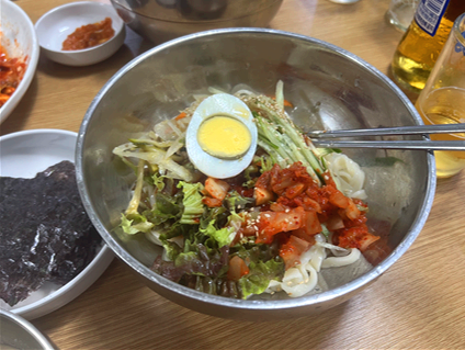 족보칼국수 비빔국수 사진