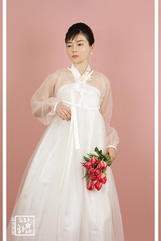 그랑하나 시스루 진주 마고자