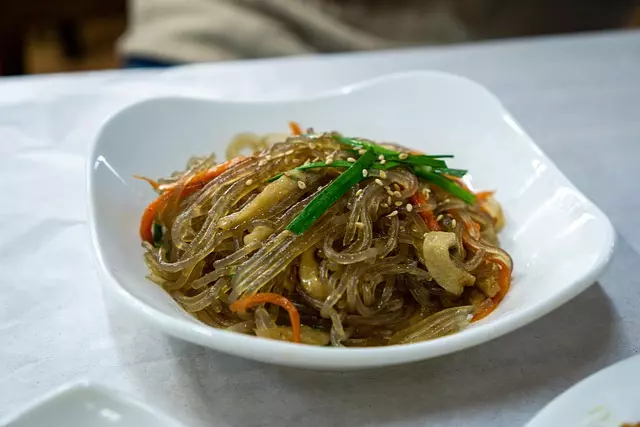 곤약 잡채, 칼로리 걱정 없이 즐겨요