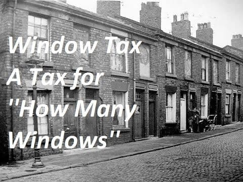 앞으로 우리에게 필요한 조세 방향이 무엇일지 생각해 하는 글(Feat. 창문세) VIDEO: Window Tax - A Tax for &#39;&#39;How Many Windows&#39;