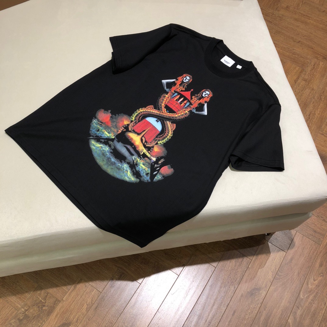  [BURBERRY] 버버리 머메이드 반팔 티셔츠 8040683