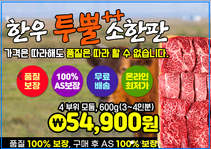 설날선물추천 best3 품목 한우세트