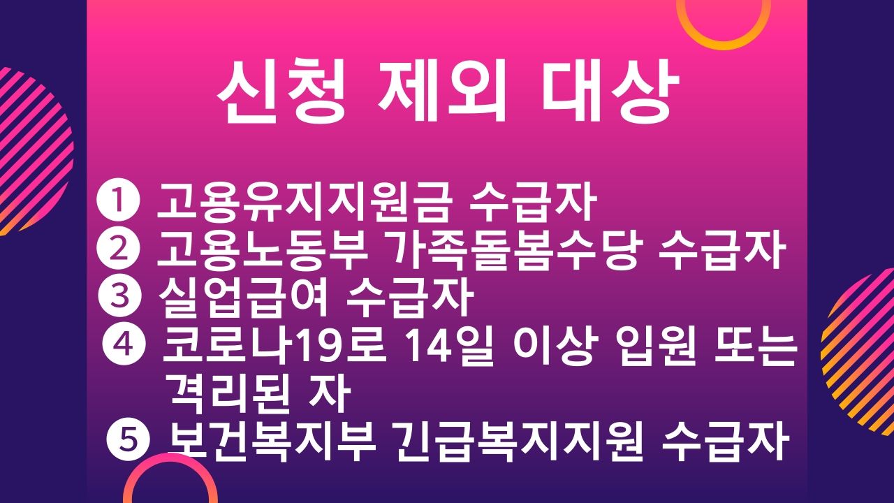 인천 광역시 특수 형태 근로 종사자 프리랜서 무급휴직 근로자 생계비 지원금 신청방법