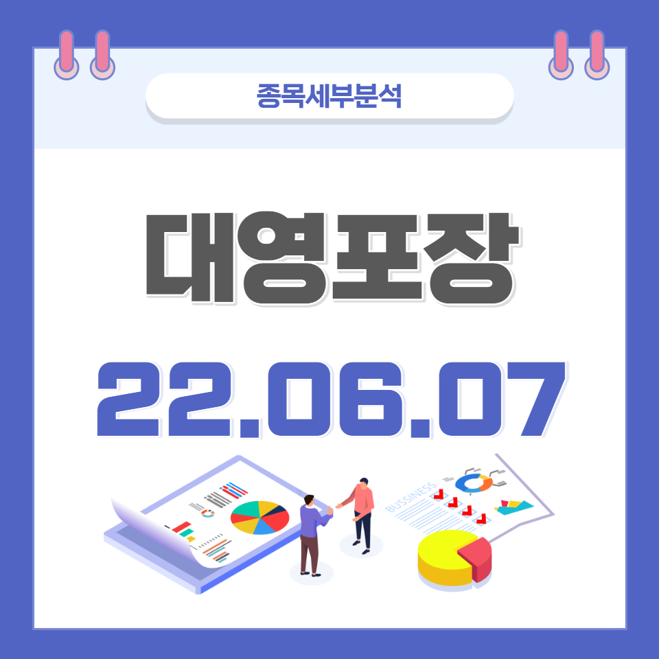  대영포장 주가 및 전망 종목분석 (22.06.07)