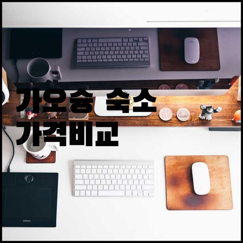 가오슝 숙소 6곳 가격 비교 분석 완