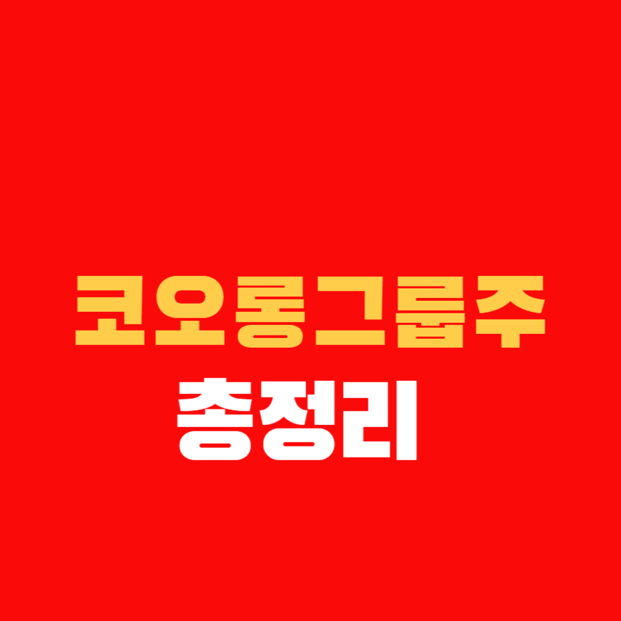 코오롱 그룹주 완벽 분석 – 투자전략과 전망