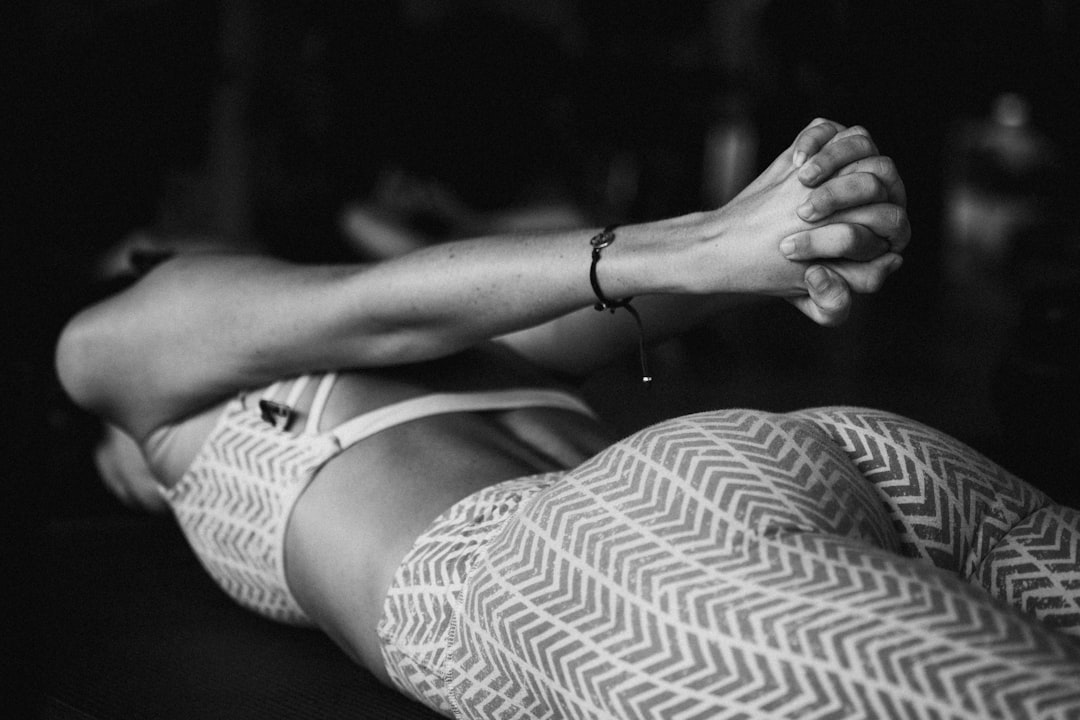 Stretching.