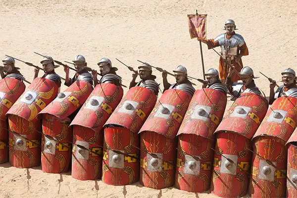 로마 군대의 방패 전술