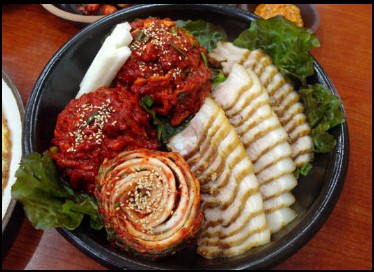 김치와 고기