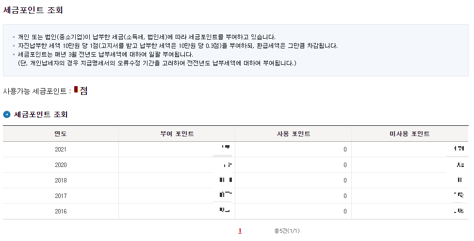 세금포인트-조회방법-사용방법-혜택-꿀팁