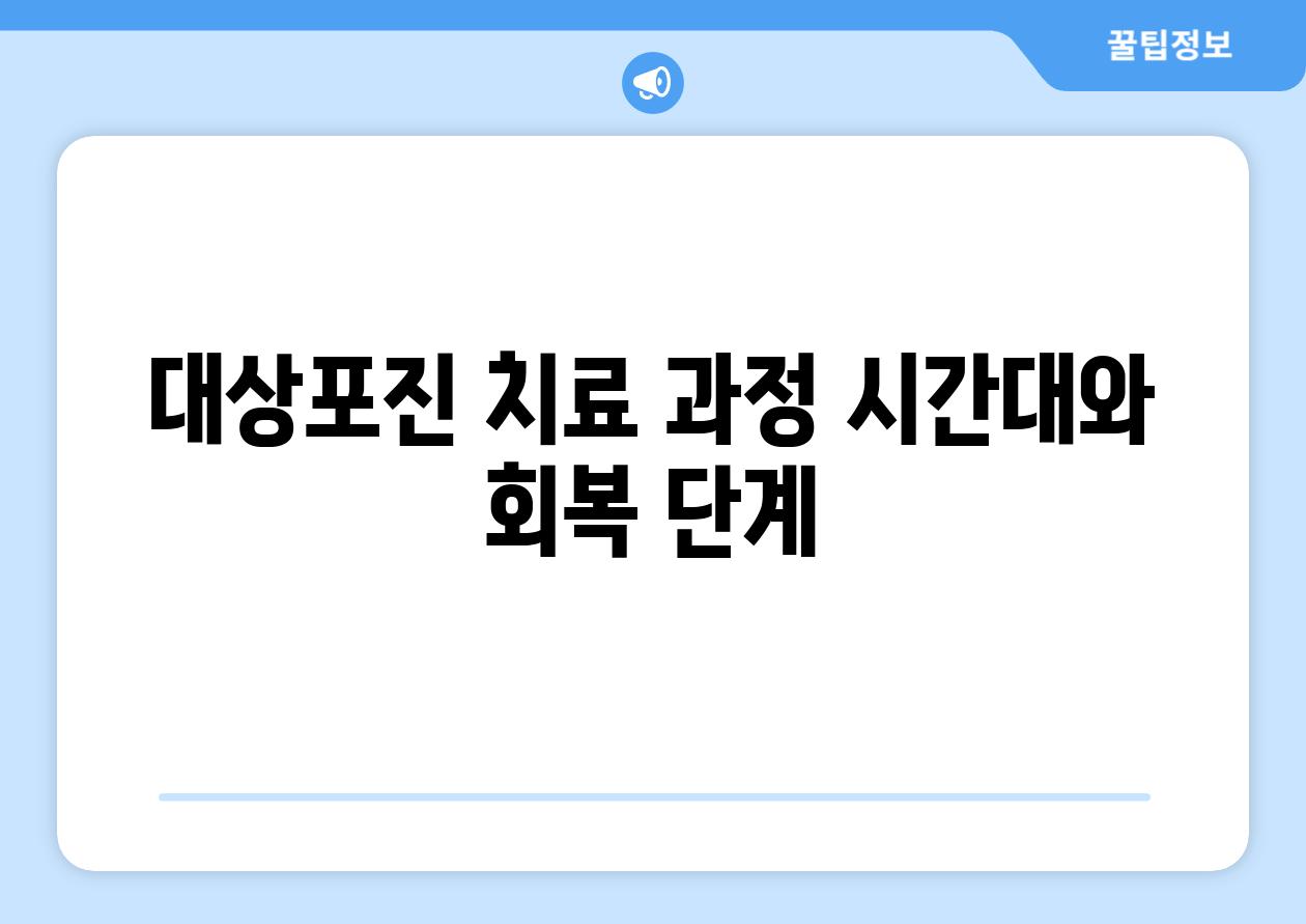 대상포진 치료 과정 시간대와 회복 단계