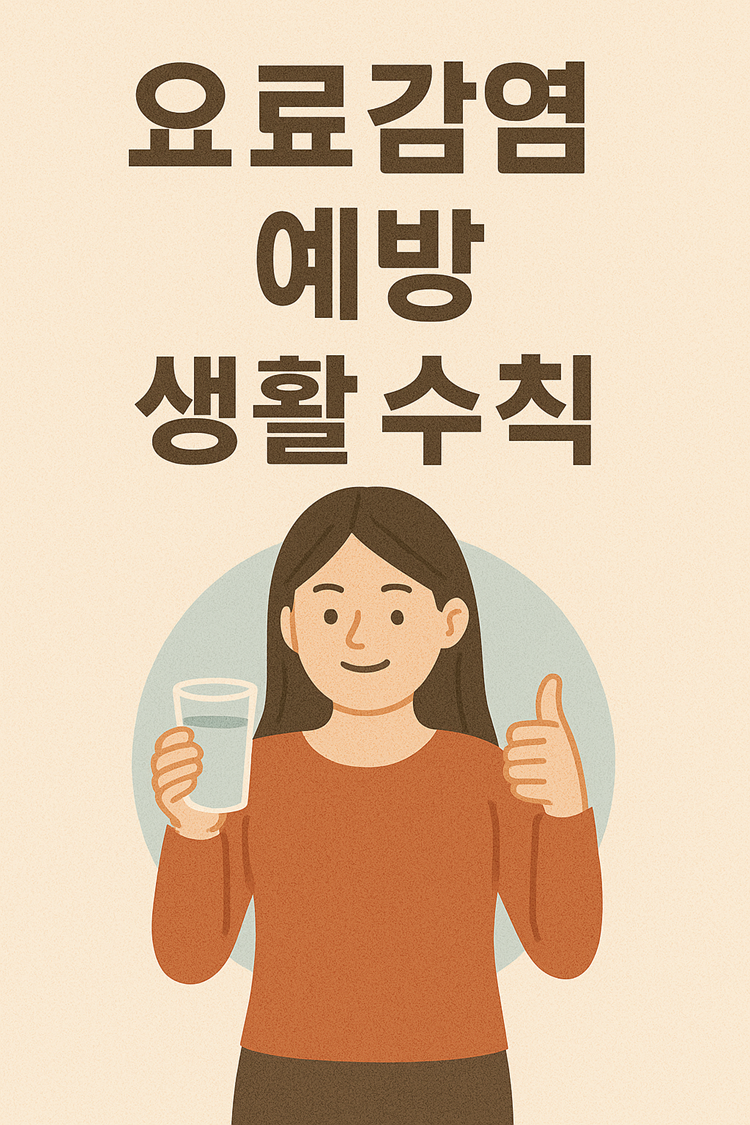 요로감염 예방 생활 수칙