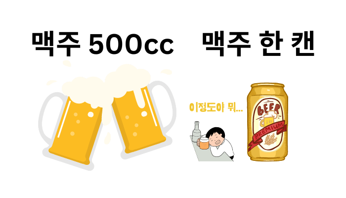 음주 측정 수치-맥주 500cc-음주측정기준