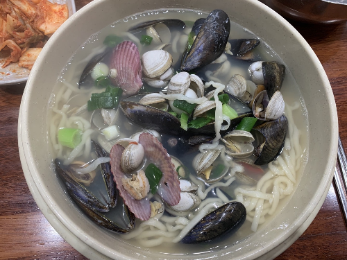  부산 광안리, 해운대 31cm 해물 칼국수 광안점 후기(칼국수가 한 바가지)