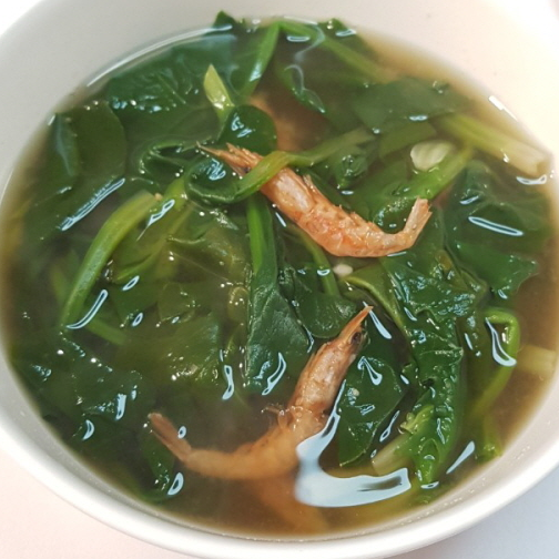 시금치 미소된장국