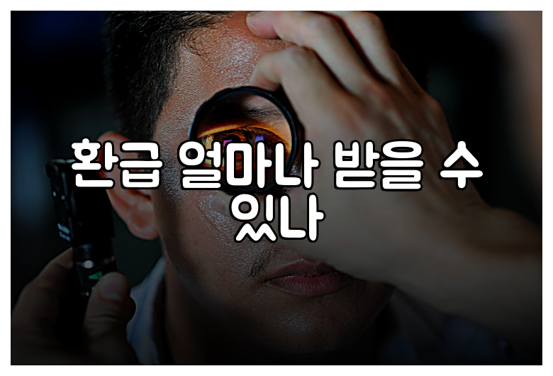 환급 얼마나 받을 수 있나