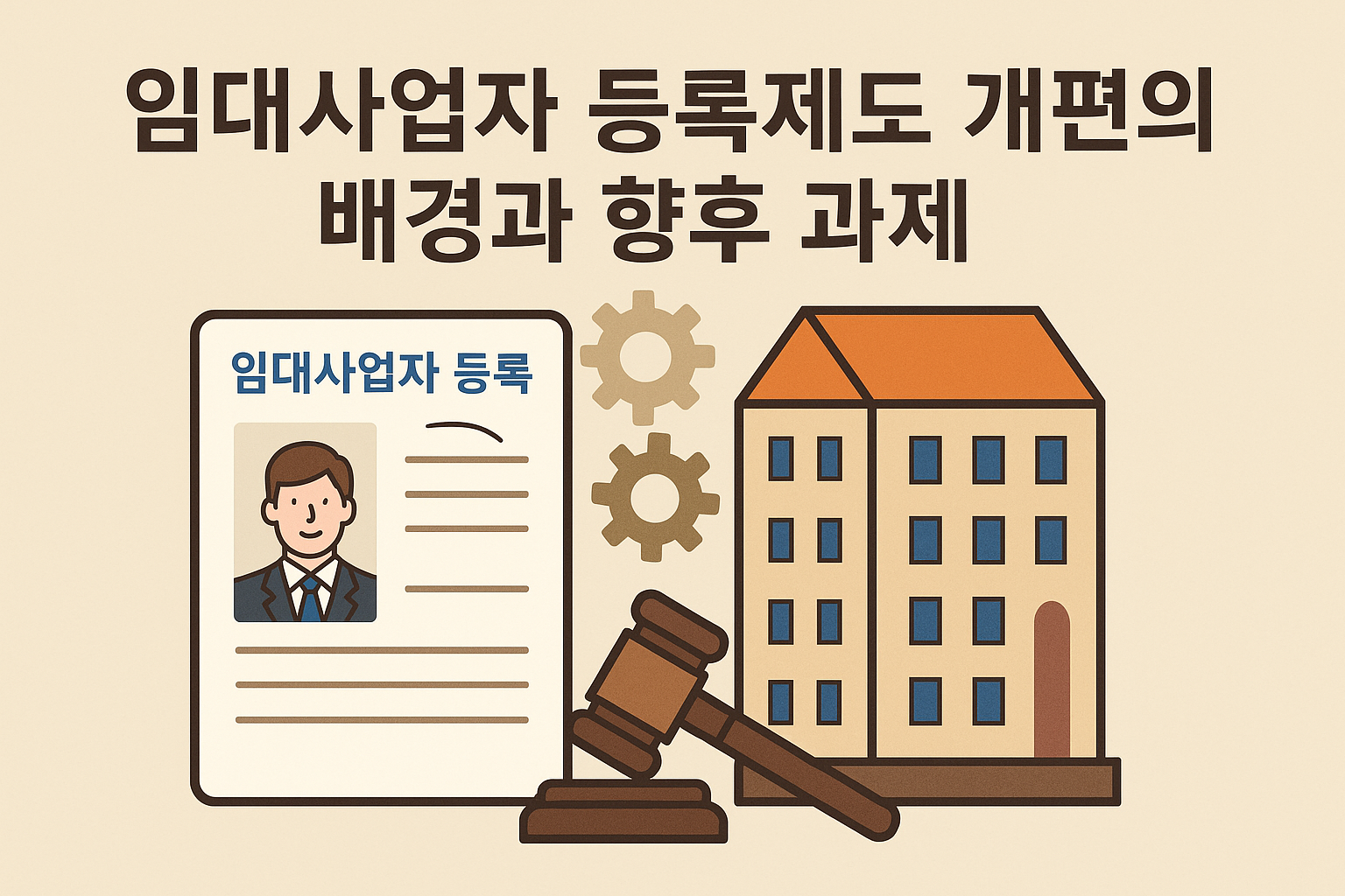임대사업자 등록제도 개편 관련 사진