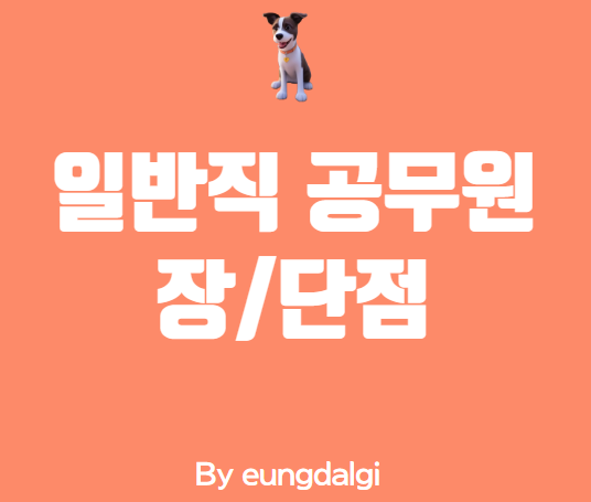  일반직 공무원에 대한 정보성 글