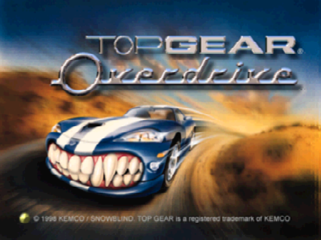  NINTENDO 64 - 탑 기어 오버드라이브 (Top Gear Overdrive) 레이싱 게임 파일 다운