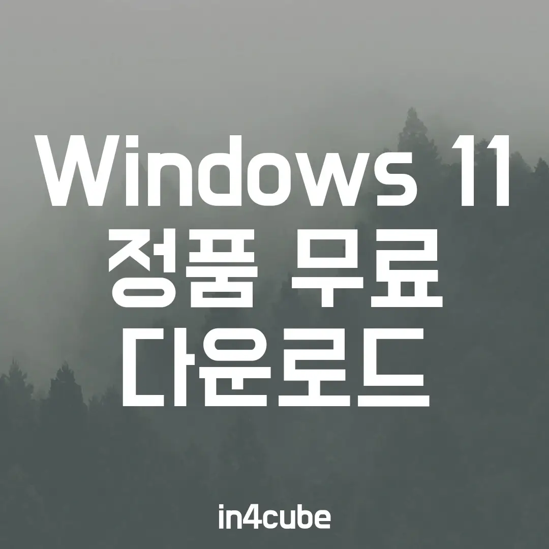 Windows-11-정품-무료-다운로드(ISO)