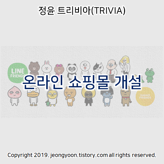  온라인 쇼핑몰 개설
