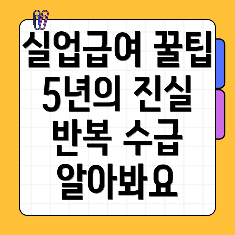 반복 수급 실업급여