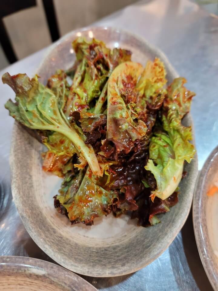 상추겉절이 무침