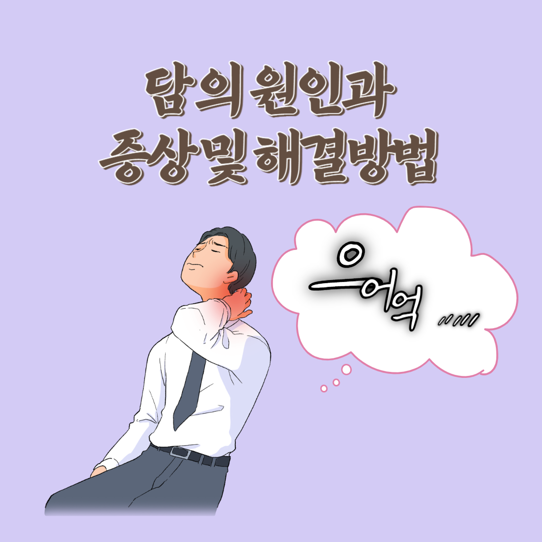담의 원인과 증상 및 해결방법