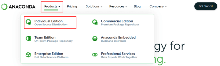 Anaconda 설치 파일 경로를 보여주는 사진