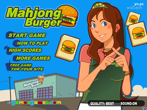 마작버거 (Mahjong Burger) - 플래시게임 | 와플래시 아카이브